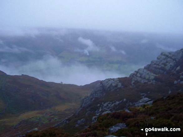 Walk c278 High Tove, Ullscarf and Great Crag from Watendlath - Borrowdale from Great Crag