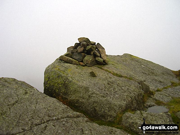 Walk c189 High Raise from Rosthwaite - Eagle Crag summit cairn