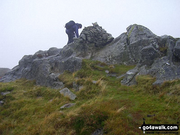 Walk c189 High Raise from Rosthwaite - On Sergeant's Crag