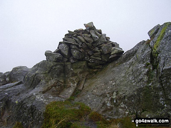 Walk c189 High Raise from Rosthwaite - Sergeant's Crag summit cairn