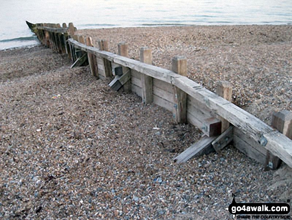 Groyne or Breakwater at Climping Beach 