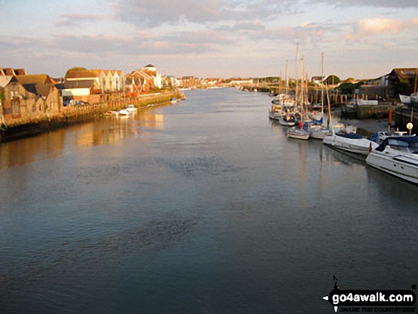 The River Arun from the Sliding Bridge at Littlehampton 