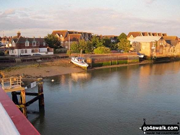 The River Arun from the Sliding Bridge at Littlehampton 