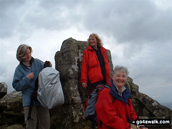 Me With Friends on Sugar Loaf in The Brecon Beacons Monmouthshire Wales