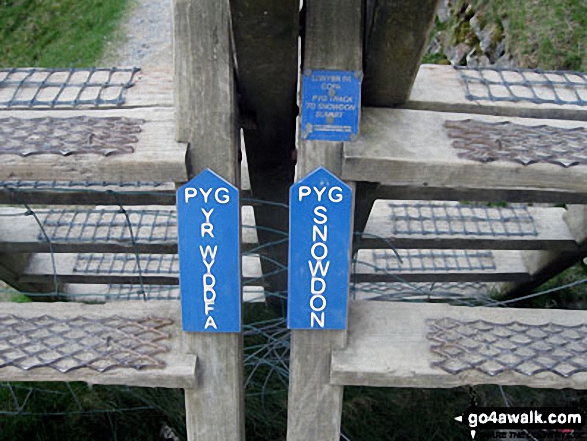 Walk gw136 The Snowdon (Yr Wyddfa) Horseshoe from Pen y Pass - The Pyg Track - so far so good!