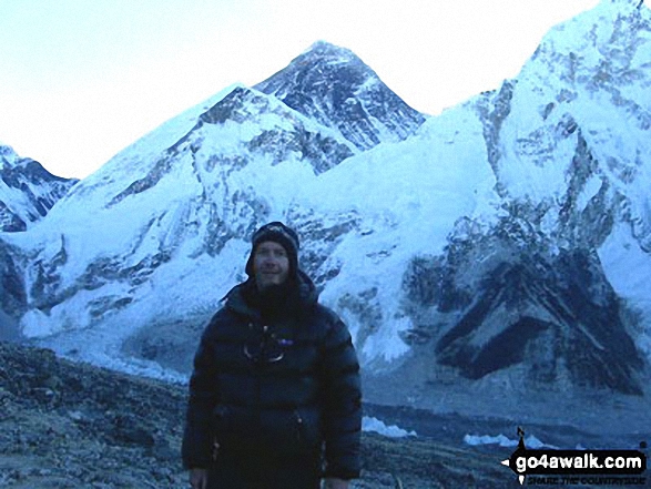 Me on Kala Pattar in Himalayas  Nepal