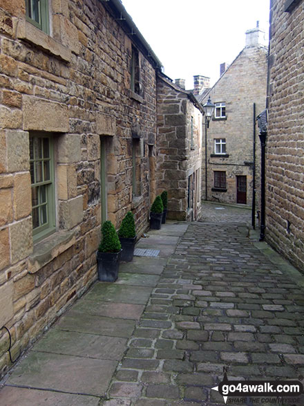 Walk s181 Merryton Low and The River Manifold from Longnor - Chapel Street, Longnor