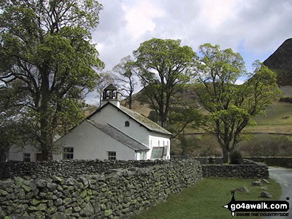 Walk c291 Cat Bells and High Spy from Hawes End - Newlands Church nr Little Town