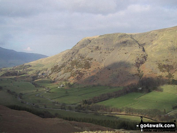 Walk c334 High Rigg from Legburthwaite - Clough Head from High Rigg