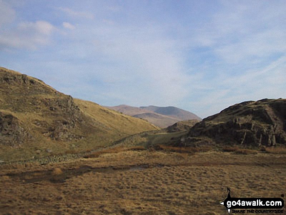 Walk c334 High Rigg from Legburthwaite - Helvellyn from High Rigg