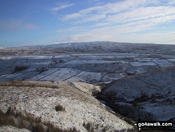 Walk Wild Boar Fell walking UK Mountains in The Northern Dales Area The Yorkshire Dales National Park Cumbria, England