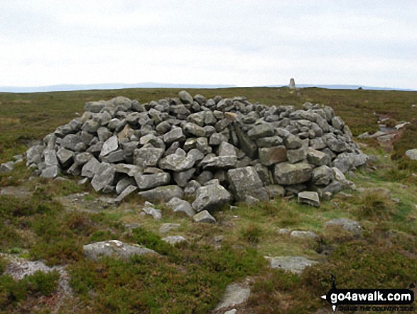 Walk ny103 Rogan's Seat and Water Crag (Arkengarthdale) from Keld - Water Crag (Arkengarthdale) summit shelter