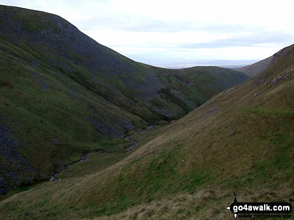 Walk c407 Little Fell (Burton Fell), Mickle Fell and Murton Fell from Hilton - Swindale Edge from Christy Bank