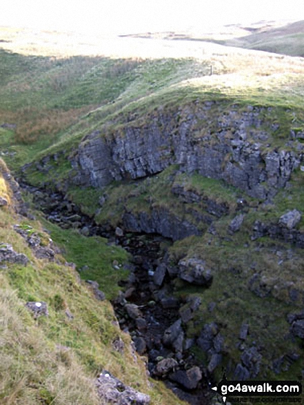 Walk c407 Little Fell (Burton Fell), Mickle Fell and Murton Fell from Hilton - Siss Gill at Christy Bank