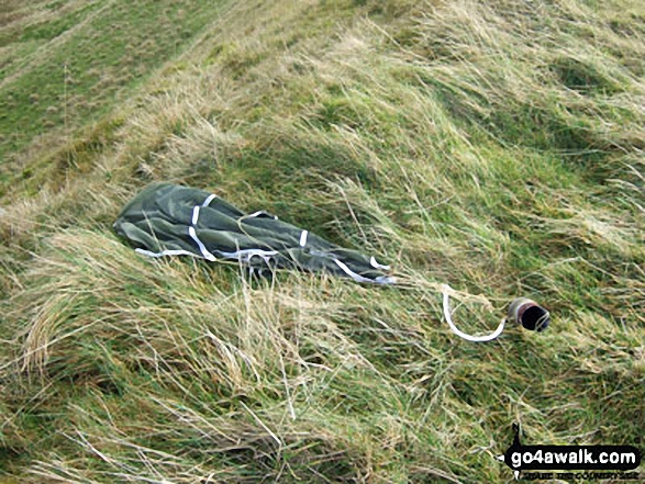 Walk c407 Little Fell (Burton Fell), Mickle Fell and Murton Fell from Hilton - Discarded ordnance on Little Fell (Burton Fell)