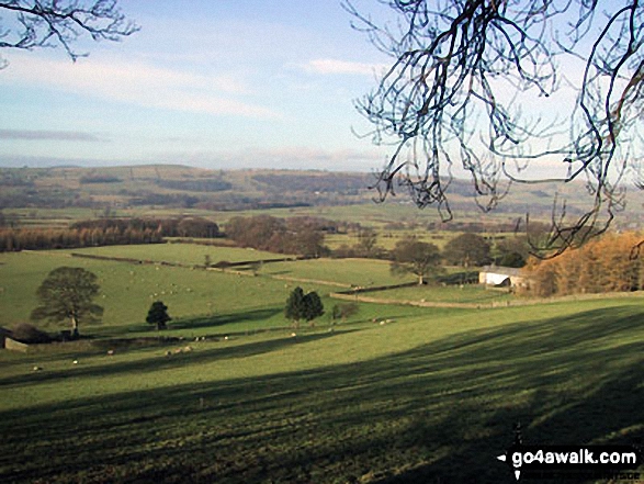 Walk c339 Calf Top from Barbon - The River Lune Valley from Thorn Moor