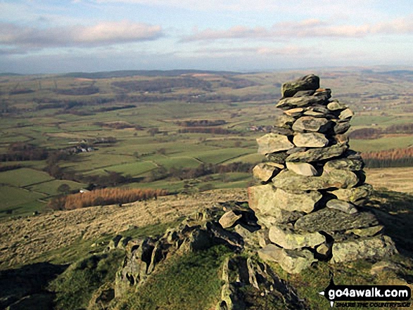 Walk Castle Knott walking UK Mountains in The Southern Dales Area The Yorkshire Dales National Park Cumbria, EnglandEngland