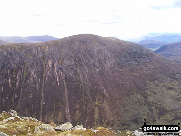 Walk ad104 The Devil's Point and Cairn Toul from Corrour Bothy, Lairig Ghru - Carn a' Mhaim from The Devil's Point