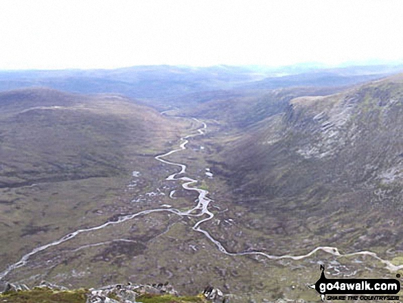 Walk ad104 The Devil's Point and Cairn Toul from Corrour Bothy, Lairig Ghru - Glen Dee from The Devil's Point