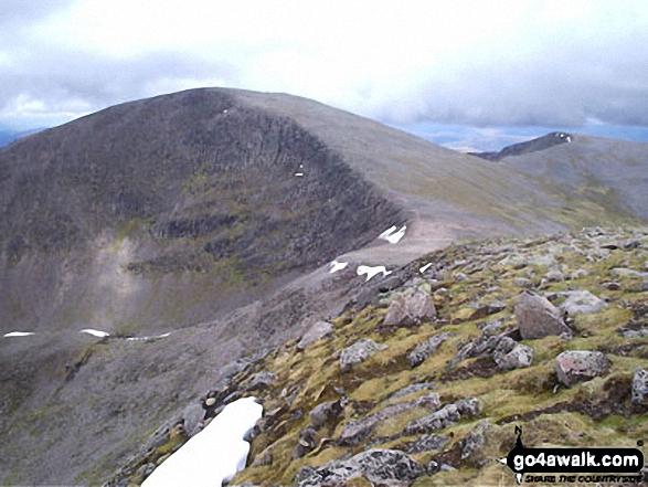 Cairn Toul (Carn an t-Sabhail) from Sgor an Lochain Uaine (The Angel's Peak)