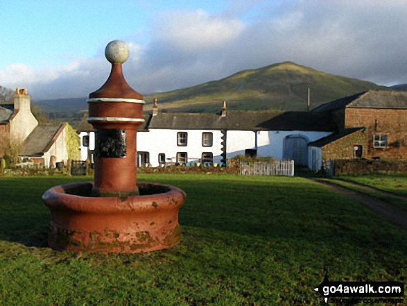 Walk c355 Knock Fell and Knock Pike from Dufton - Dufton with Dufton Pike beyond