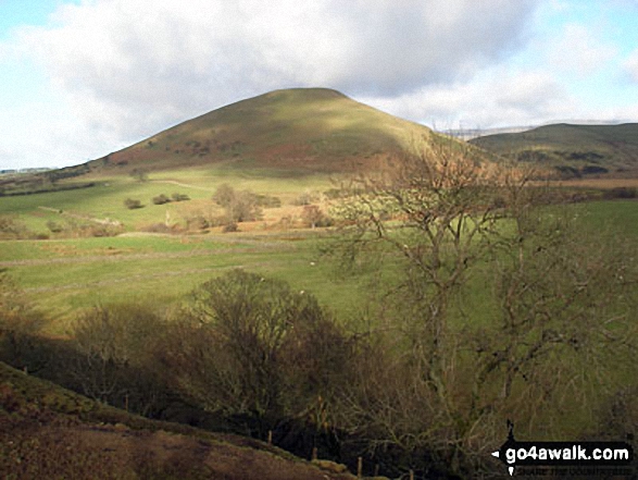 Walk c488 Dufton Pike from Dufton - Knock Pike from The Pennine Way near Dufton