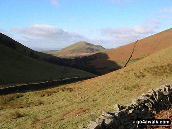 Walk c445 Dufton Pike, Backstone Edge and High Cup Nick from Dufton - Knock Pike from Great Rundale Beck and Threlkeld Side