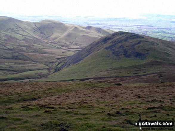 Walk c430 Cuns Fell, Melmerby Fell and Fiend's Fell from Melmerby - Muska Fell and Cuns Fell from Melmerby Fell