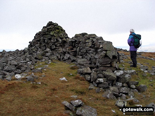 Melmerby Fell summit cairn 