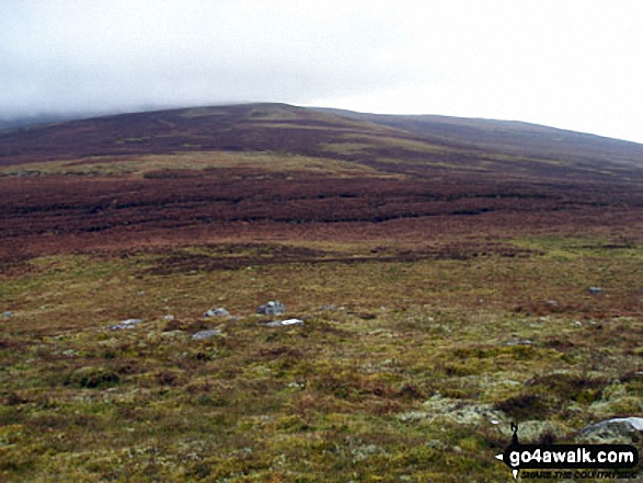 Walk c430 Cuns Fell, Melmerby Fell and Fiend's Fell from Melmerby - Fiend's Hill from Little Knapside Hill