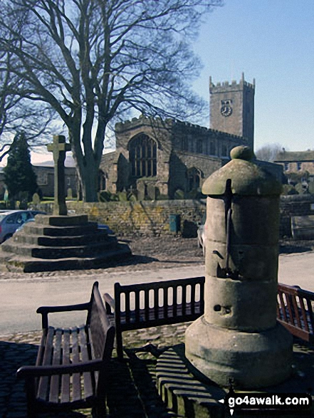 Walk ny114 Addlebrough via Worton Pasture from Askrigg, Wensleydale - Askrigg Church