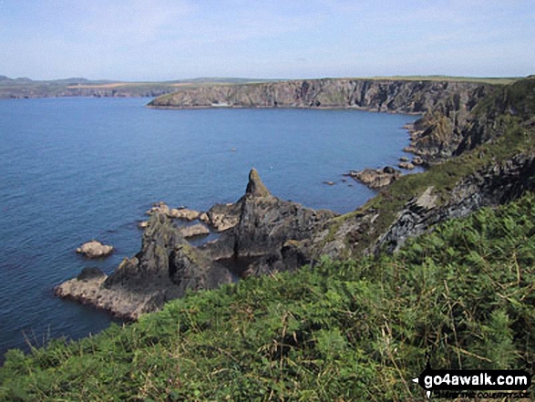 Walk pe106 Carregwastad Point from Strumble Head - The Pembrokeshire Coast Path