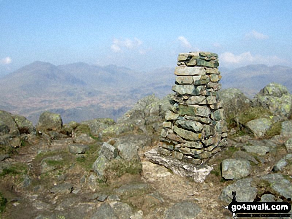 Walk c402 Harter Fell and Hard Knott from The Woolpack Inn, Eskdale - Harter Fell (Eskdale) summit