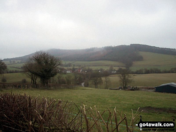 Walk sh166 Callow Hill and Westhope from Craven Arms - Callow Hill, Wenlock Edge