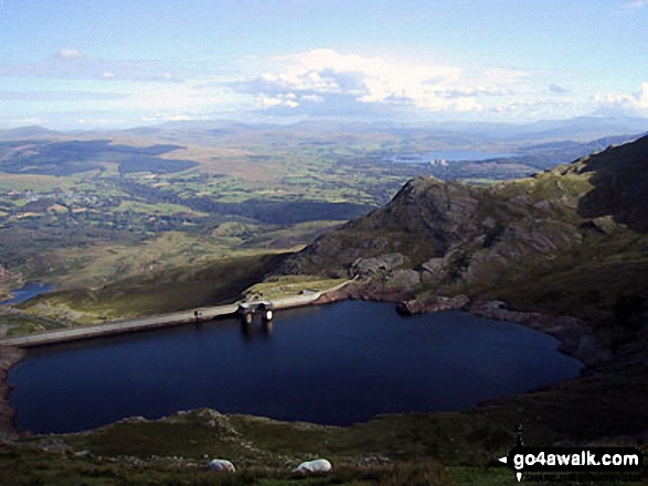 Llyn Stwlan from Moelwyn Mawr