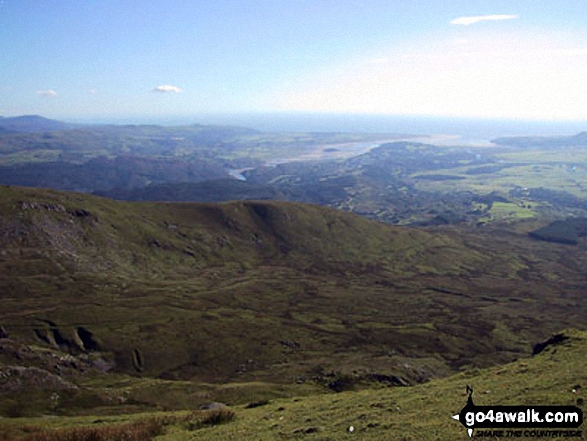 Tremadoc Bay/Bae Tremadog from the summit of Moelwyn Mawr 