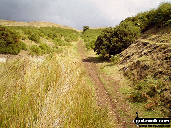 Walk sh115 Titterstone Clee Hill from Dhustone - On the Titterstone Incline