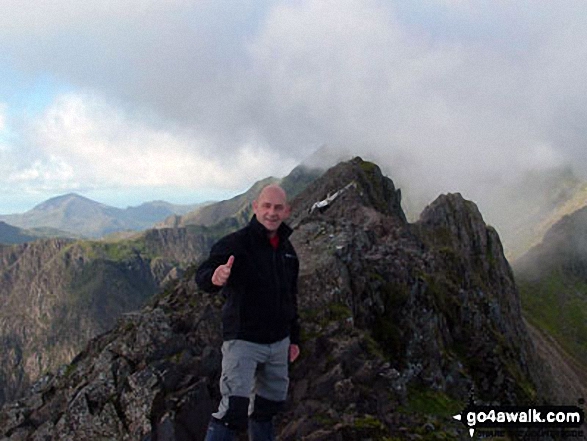 Yours truly on Crib Goch