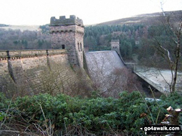 Walk d260 Back Tor from Fairholmes Car Park, Ladybower Reservoir - Derwent Dam