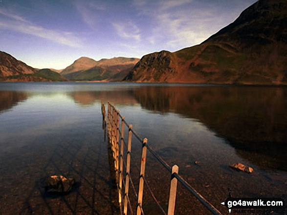 Walk c250 A Circuit of Ennerdale Water - Ennerdale Water from near Bleach Green Cottages at the Western end of the lake