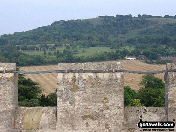 Walk bu118 Monument Hill (Coombe Hill) from Butler's Cross - Coombe Hill Monument from Ellesborough Church Tower