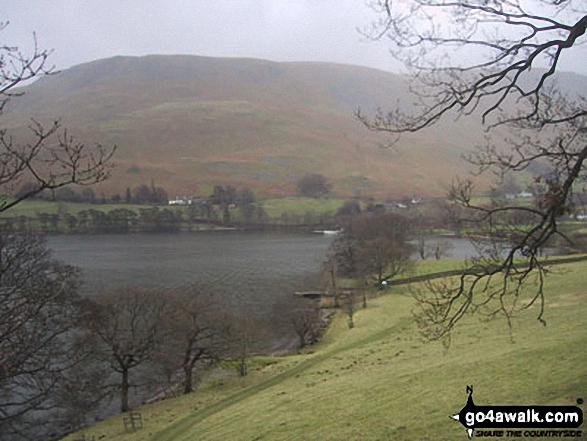 Walk c227 Martindale from Howtown - Howtown, Ullswater and Bonscale Pike from near Geordie's Crag