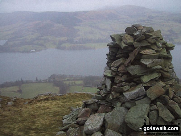 Ullswater from Whinney Crag near Arthur's Pike 