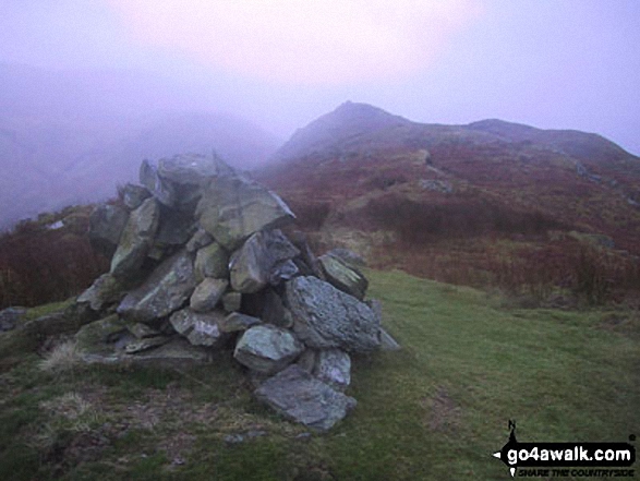 Cairn on the North end of Steel Knotts (Pikeawassa) ridge 