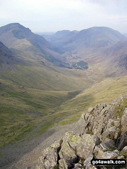 Ennerdale with Pillar (left) and High Stile (right) from Green Gable