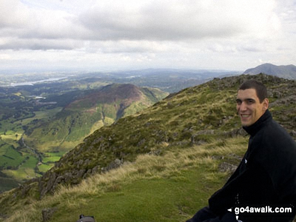  on Harrison Stickle in The Lake District Cumbria England