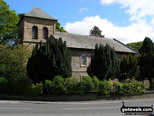 Walk du129 Chapelfell Top from St John's Chapel - The church in the village of St John's Chapel, Weardale