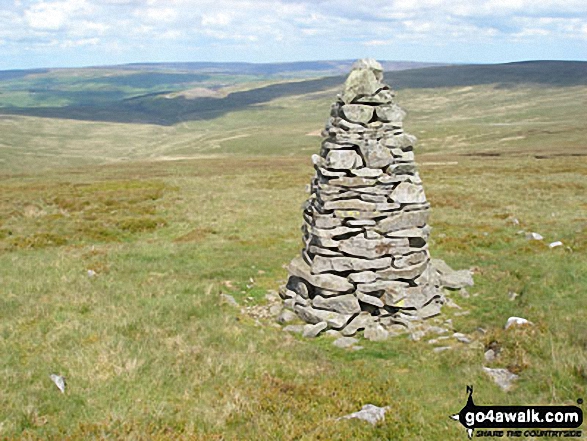 Walk du145 Chapelfell Top from St John's Chapel - Currick on Westernhope Moor