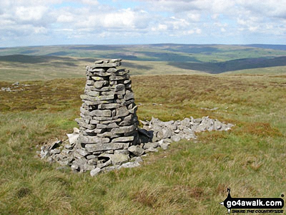 Walk du145 Chapelfell Top from St John's Chapel - Currick on Westernhope Moor