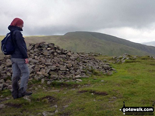 Walk Benyellary walking UK Mountains in The Southern Uplands  Dumfries and Galloway, Scotland